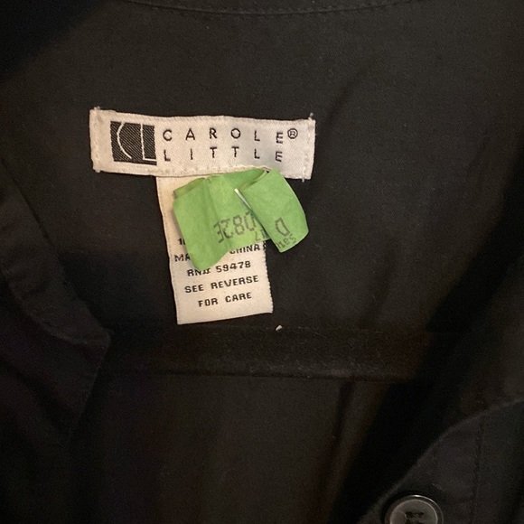 CARMEN black dress size 8.  Just gotten out of the cleaners - Picture 4 of 6